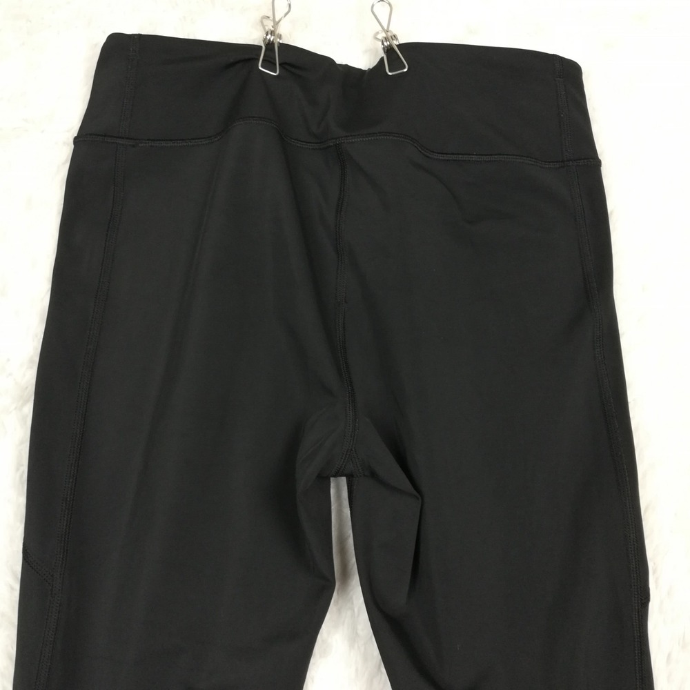 Victoria Sport Womens Pants Legging Tight Black Zipper Ankle Pull On M - Picture 11 of 11
